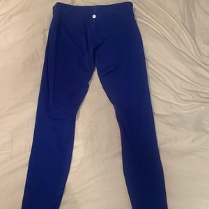 Royal blue lululemon leggings
